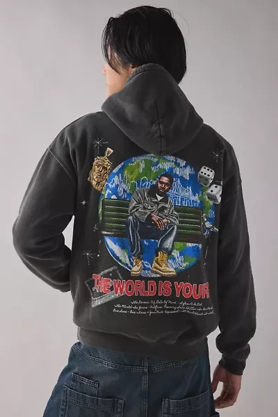 Nas Illmatic Graphic Washed Hoodie Sweatshirt