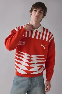 Puma NeverWorn Knit Jersey Polo Sweater