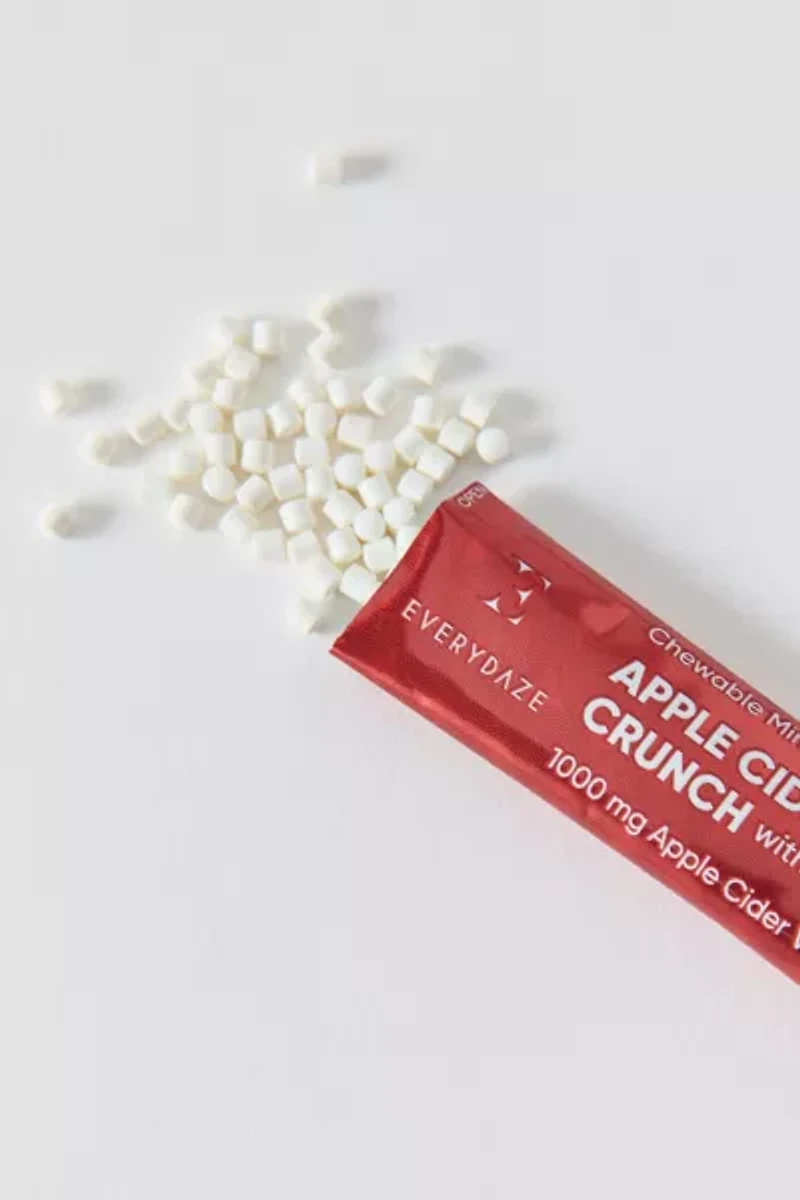 EVERYDAZE Apple Cider Vinegar Crunch Chewable Mini Tablet Snack Packet Set
