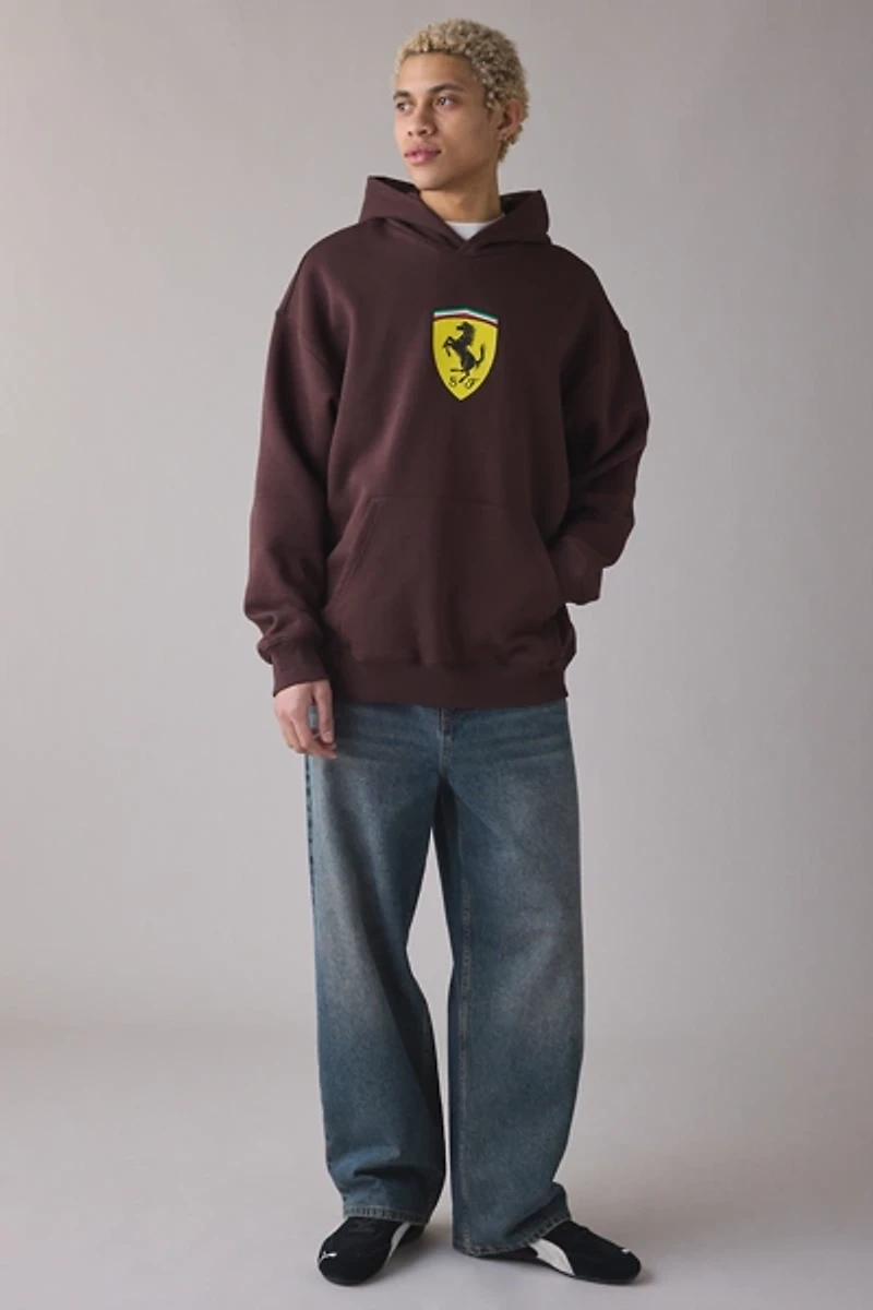 Puma Scuderia Ferrari Shield Logo Hoodie Sweatshirt