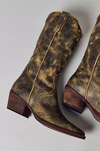 Steve Madden Albany Western Leather Cowboy Boot