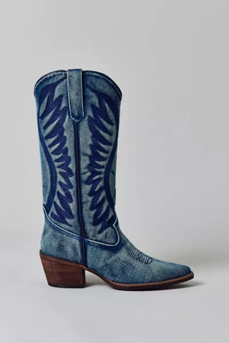 Steve Madden Albany Leather Western Cowboy Boot