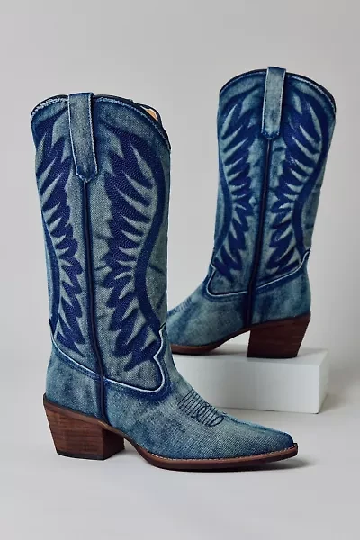 Steve Madden Albany Leather Western Cowboy Boot