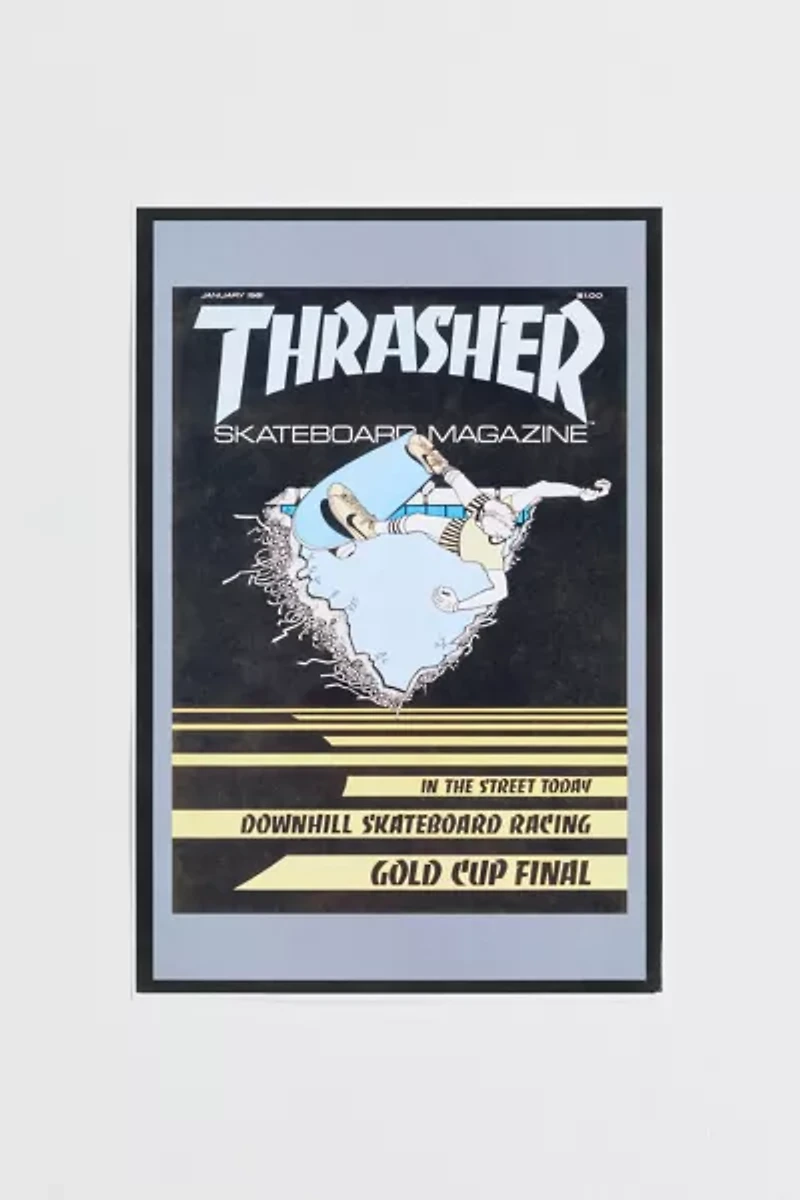 Thrasher Cover January 1981 Poster