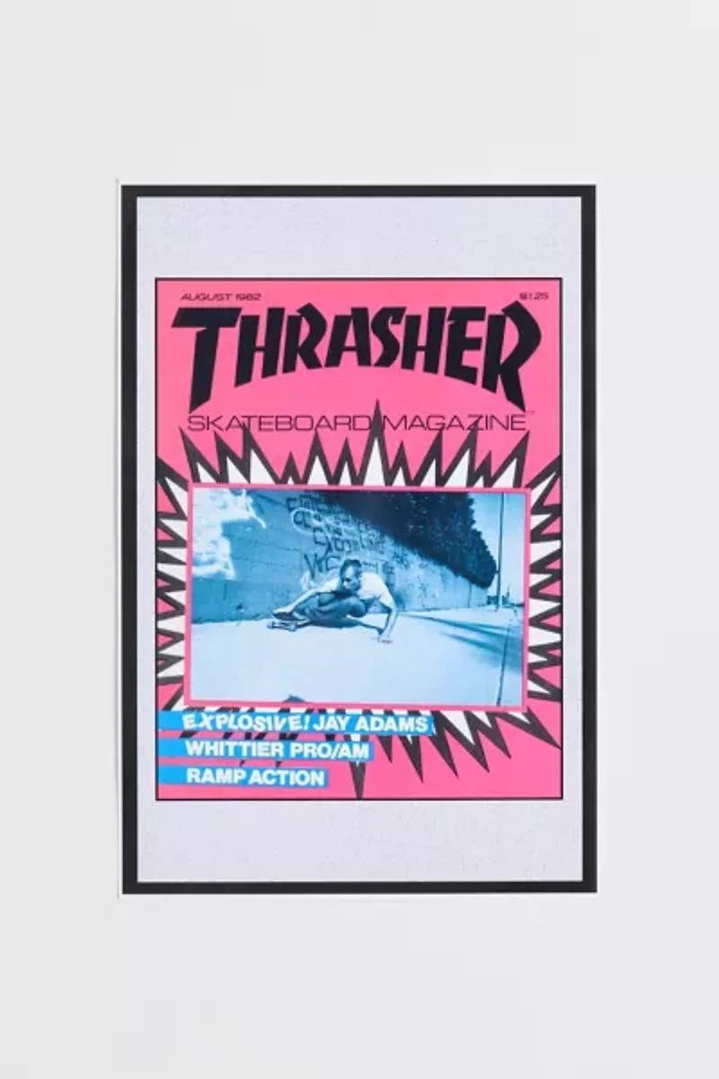 Thrasher Cover August 1982 Poster