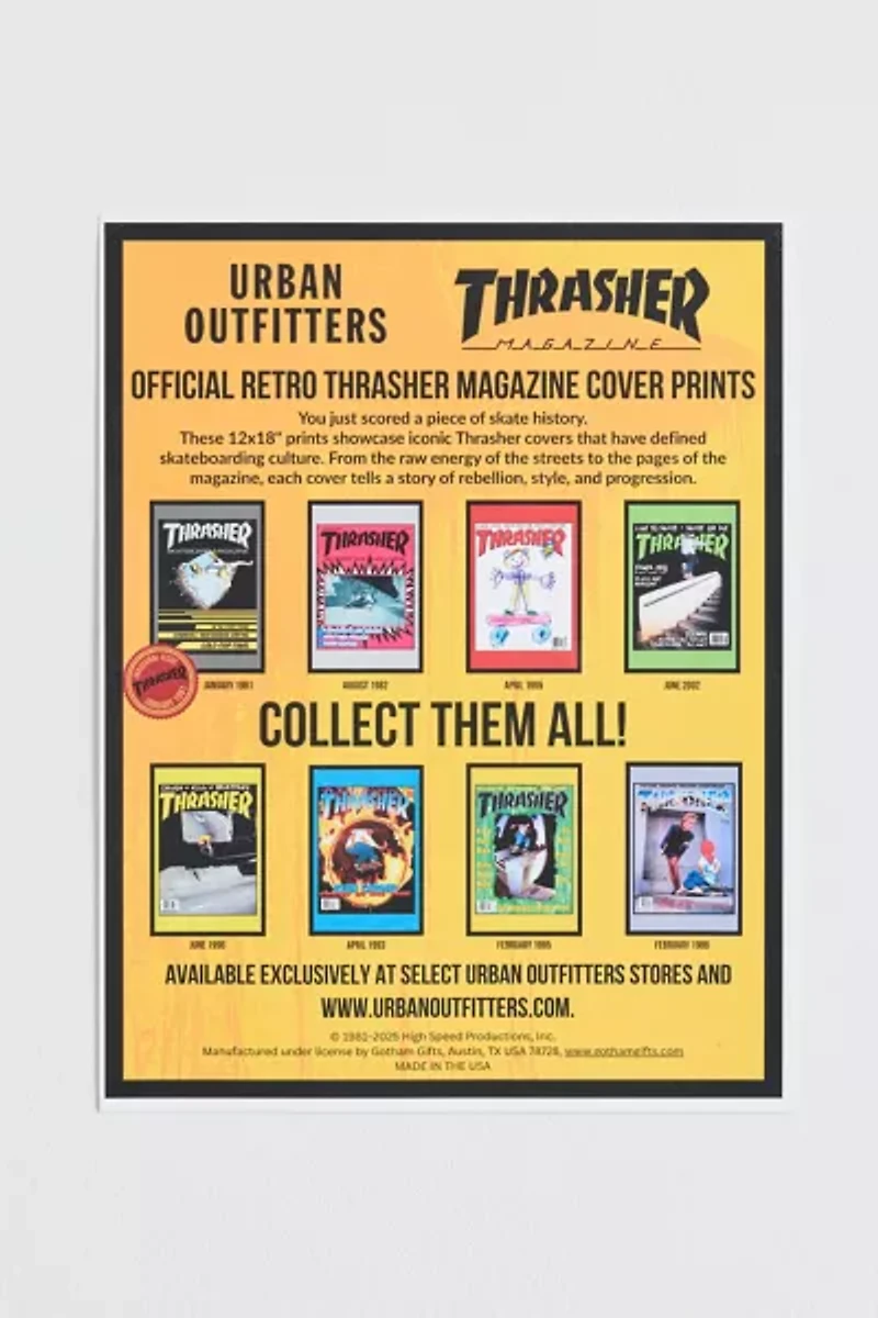 Thrasher Cover February 1988 Poster