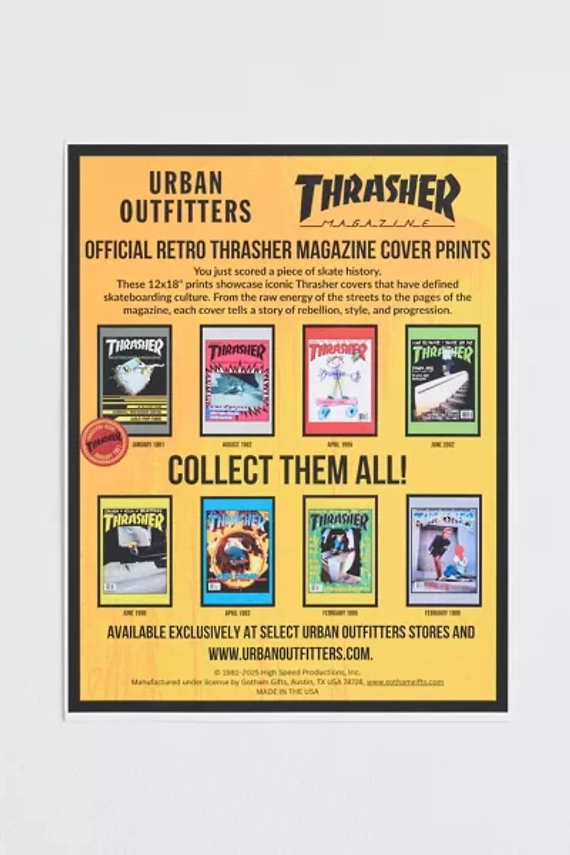 Thrasher Cover April 1995 Poster