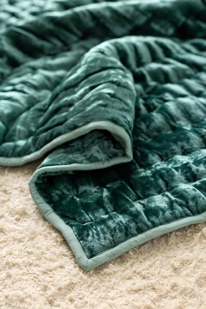 Olivia Velvet Throw Blanket