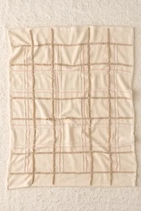 Plaid Cozy Fleece Throw Blanket