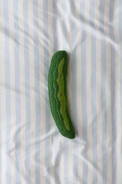 Pickle Shaped Tufted Throw Pillow