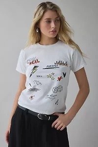 Scribble Graphic Slim Tee