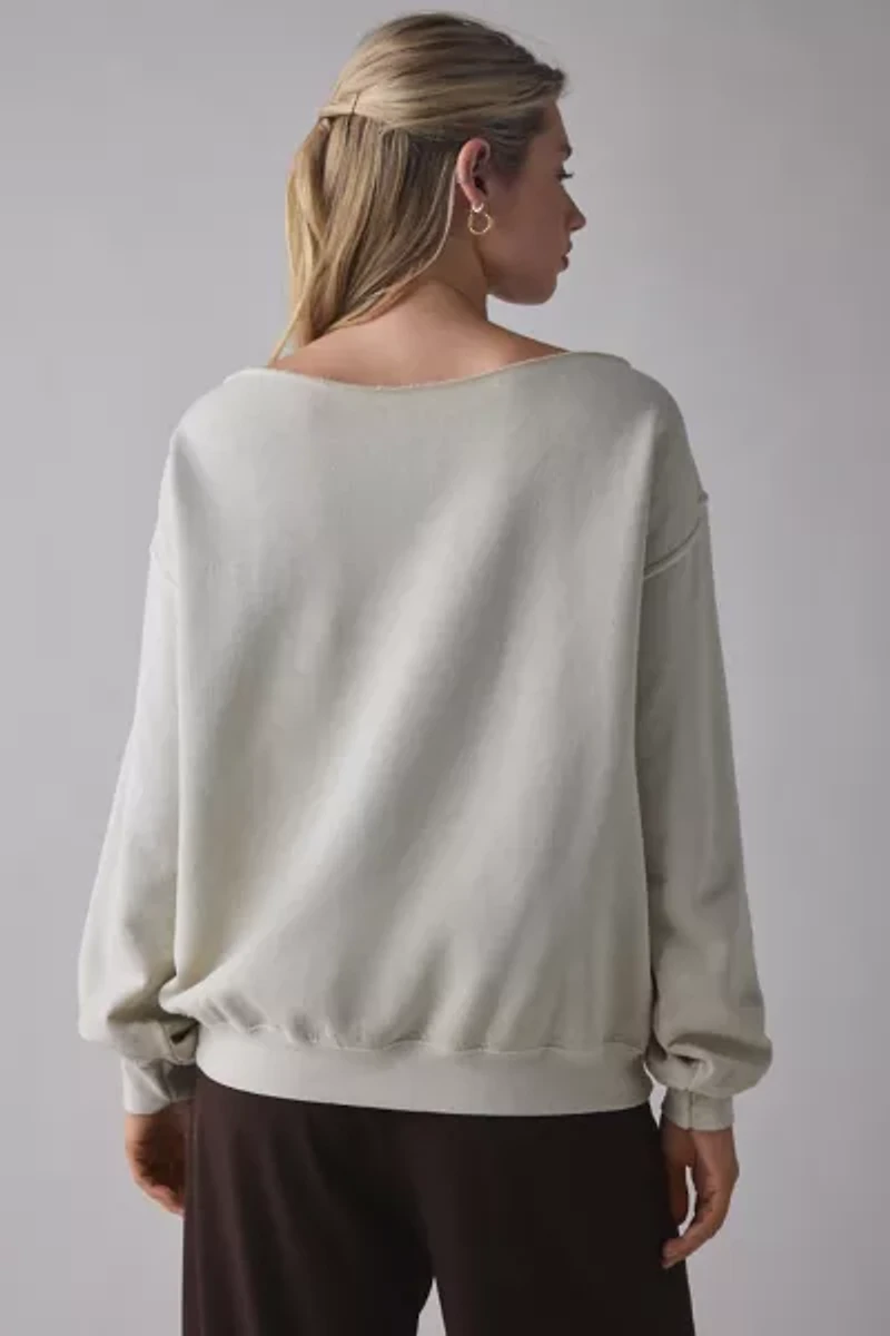 Jackson Hole Graphic Off-The-Shoulder Pullover