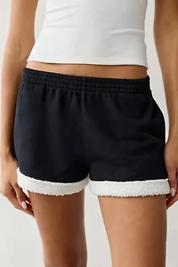 Out From Under Snow Days Fleece Trim Sweat Short