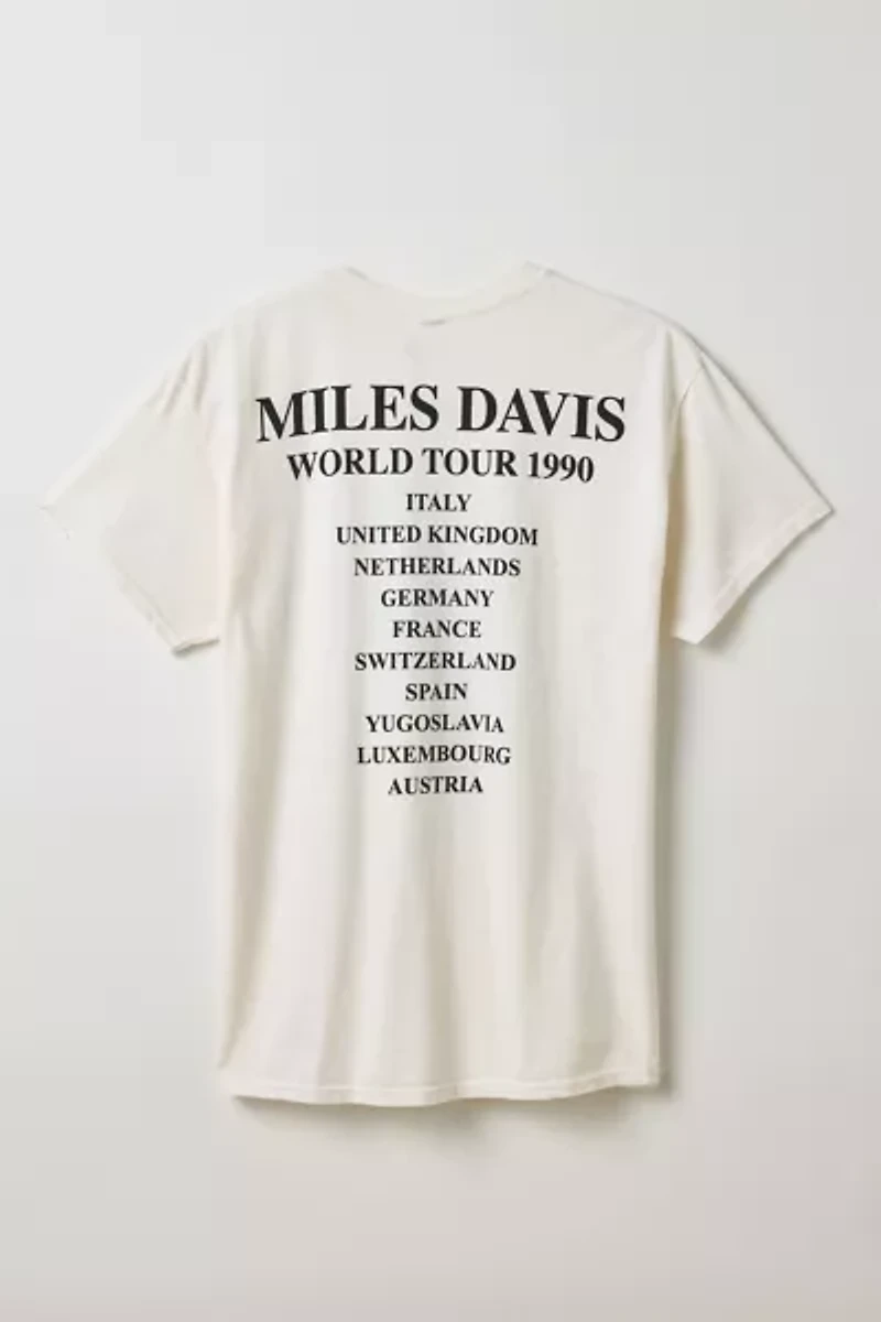 Miles Davis 1990 Tour Graphic Tee