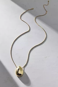Maisie Gold Metal Pendant Necklace