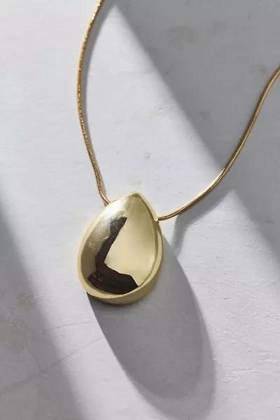 Maisie Gold Metal Pendant Necklace