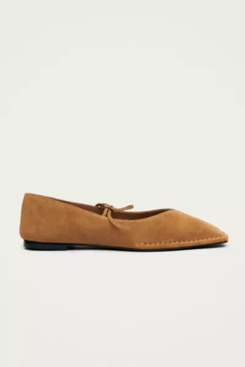 ALOHAS Suede Leather Ballet Flats
