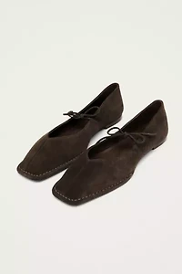 ALOHAS Suede Leather Ballet Flats