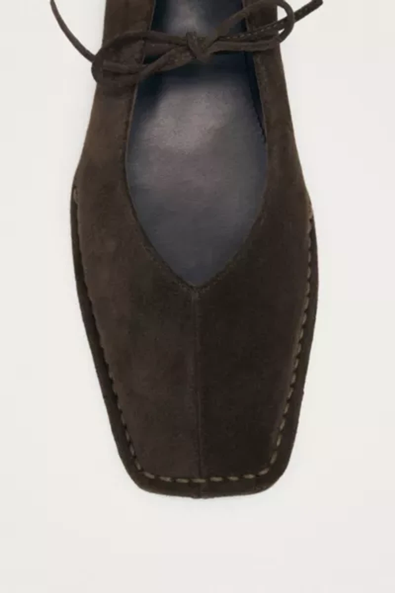 ALOHAS Suede Leather Ballet Flats