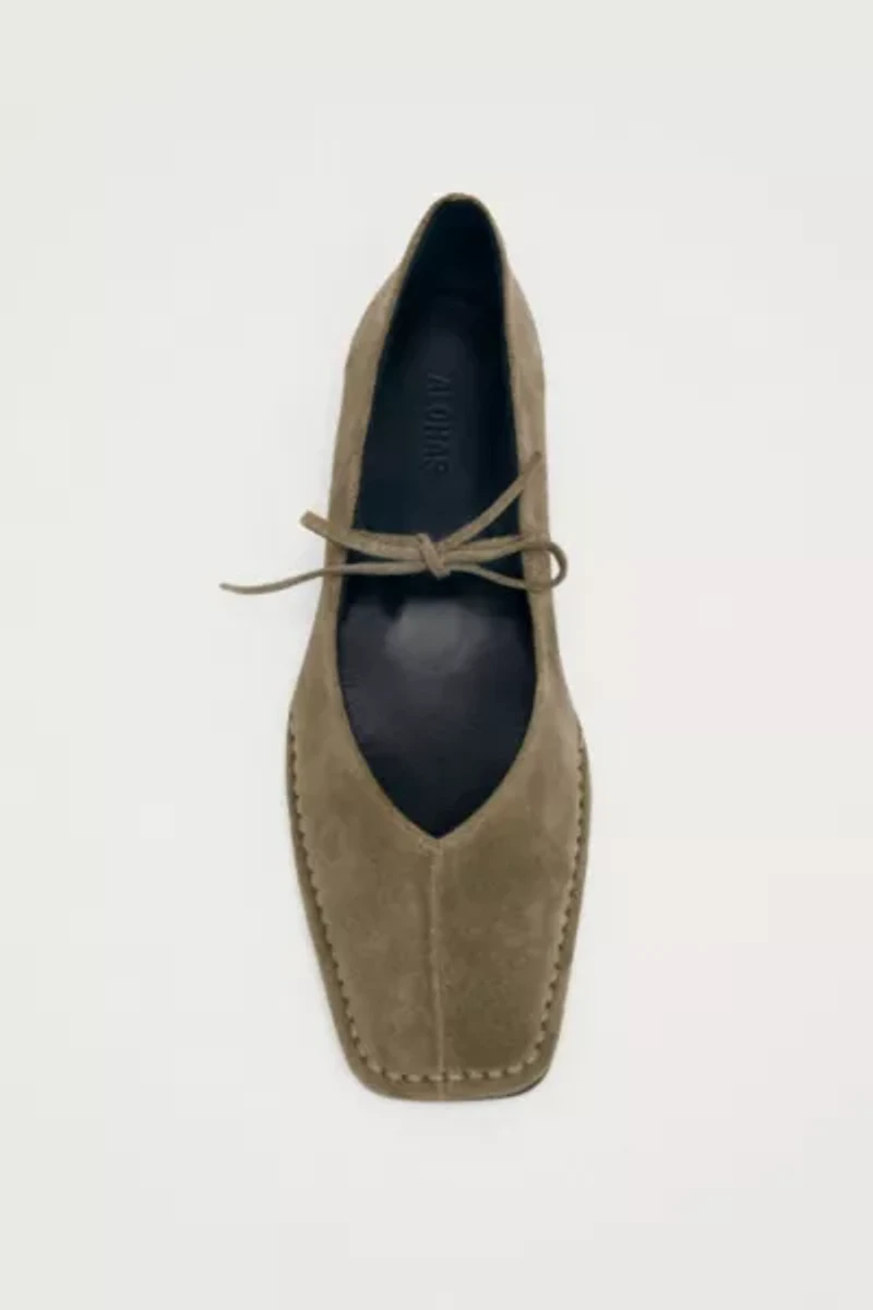 ALOHAS Suede Leather Ballet Flats