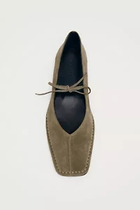 ALOHAS Suede Leather Ballet Flats