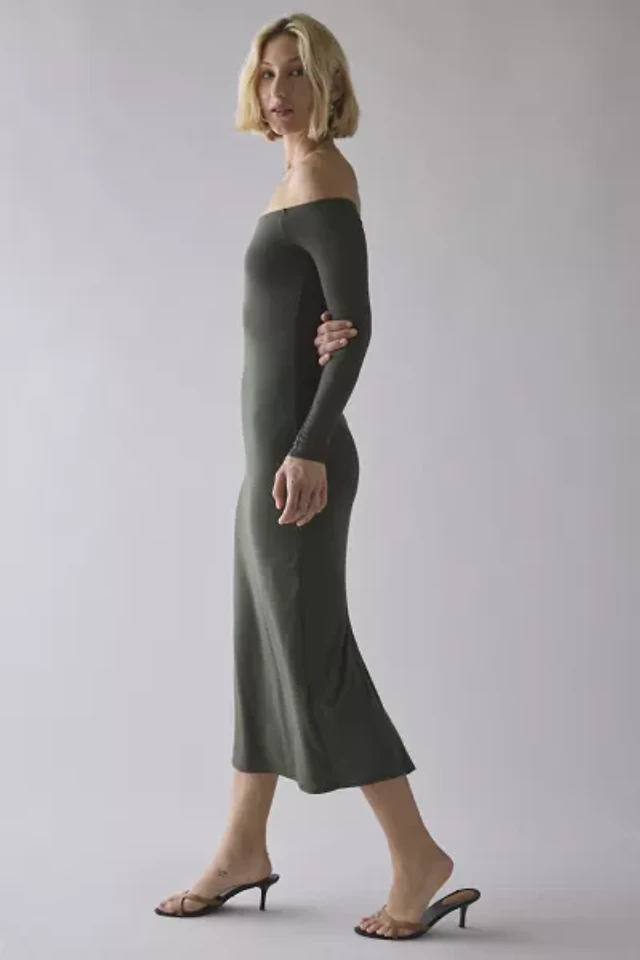 uo poem knit midi dress Women's UO Poem Knit Midi Dress