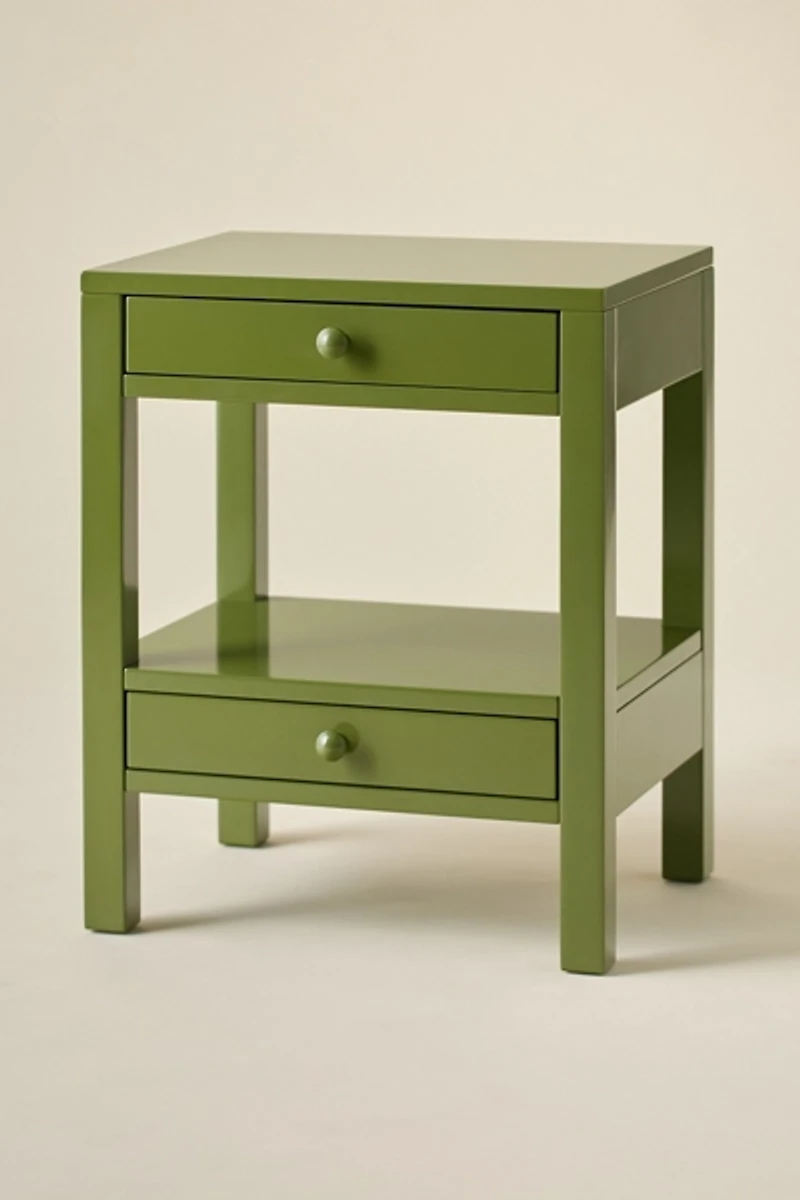 Romie 2-Drawer Storage Nightstand