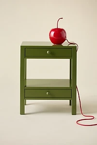 Romie 2-Drawer Storage Nightstand