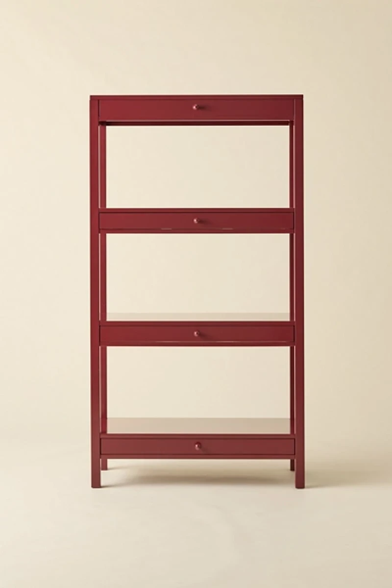 Romie Wide 4-Drawer Storage Shelf