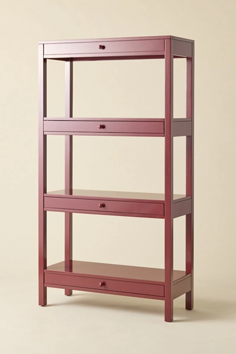 Romie Wide 4-Drawer Storage Shelf