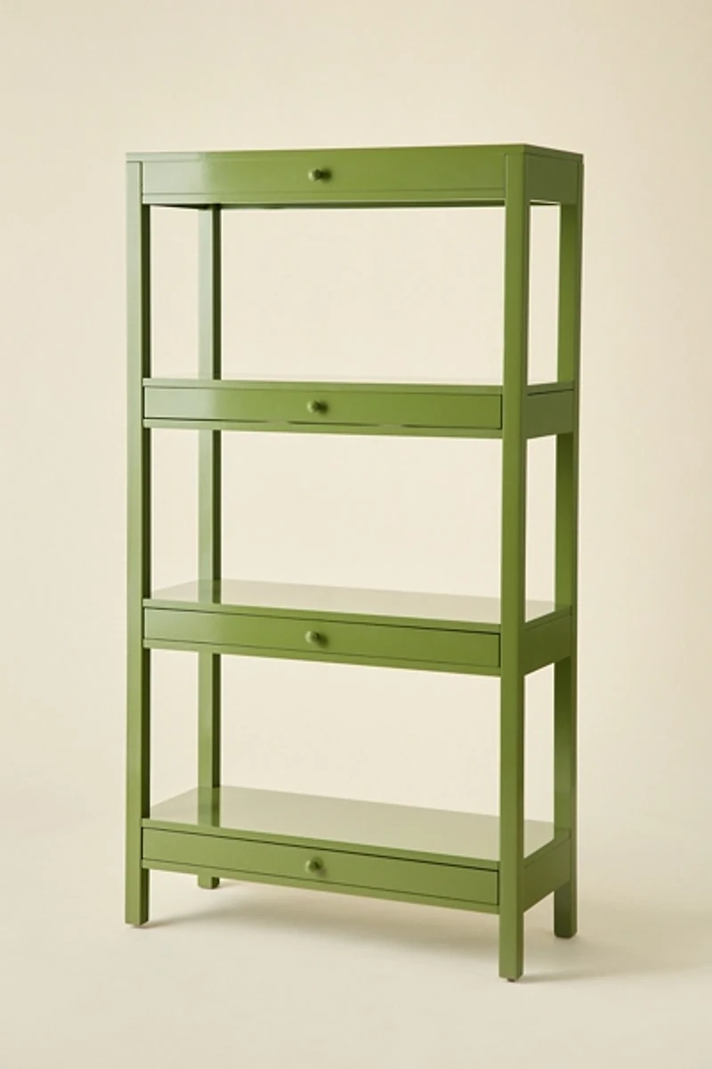Romie Wide 4-Drawer Storage Shelf