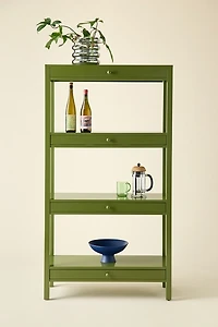 Romie Wide 4-Drawer Storage Shelf