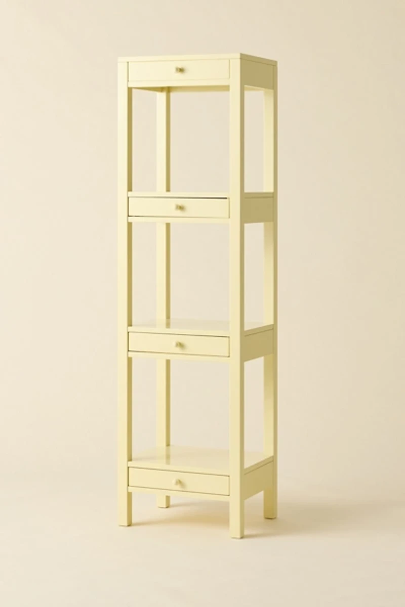Romie Narrow 4-Drawer Storage Shelf