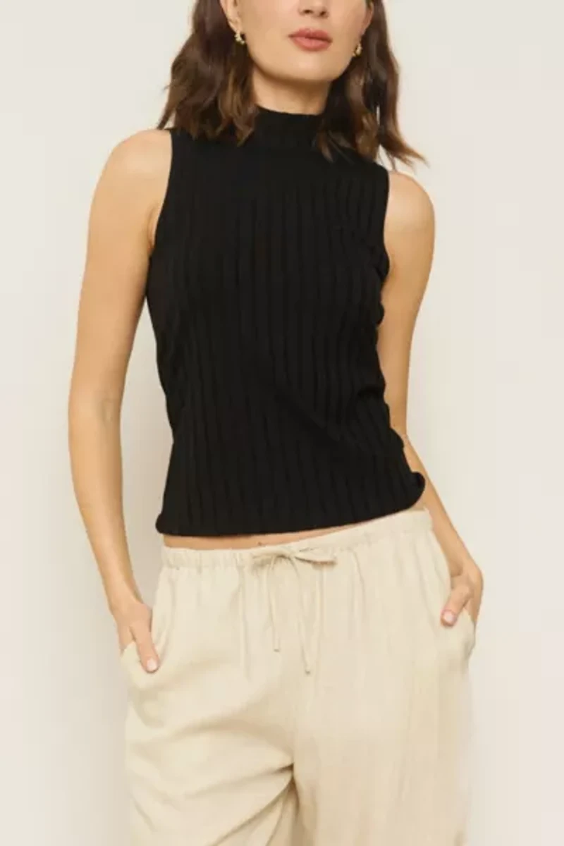 Whimsy + Row Madeline Ribbed Sleeveless Top