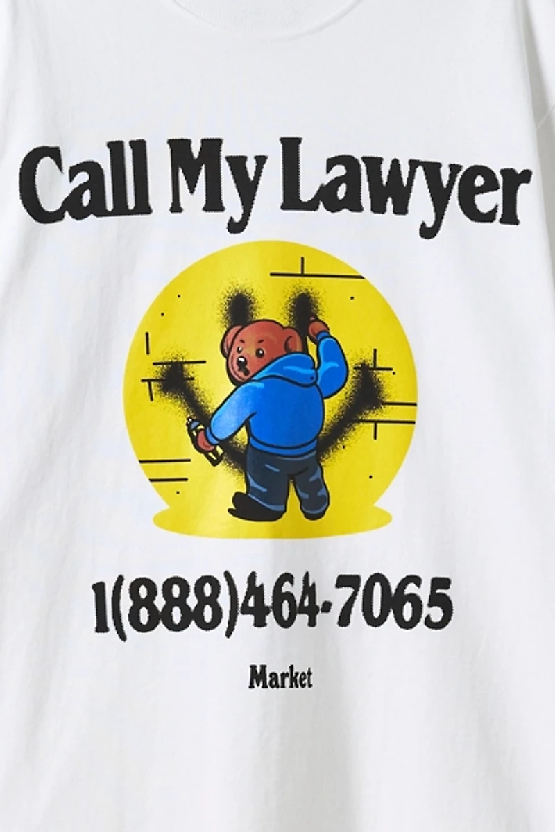 Market Studios X Smiley Call My Lawyer Graphic Tee