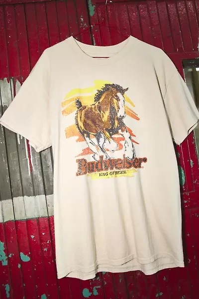Budweiser Clydesdale Cotton Graphic Tee