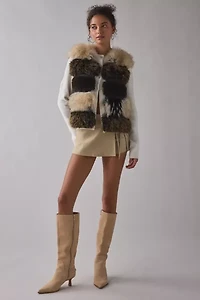 Azalea Wang Vail Multi Faux Fur Vest