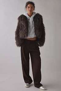 Azalea Wang Ruperta Shaggy Faux Fur Jacket