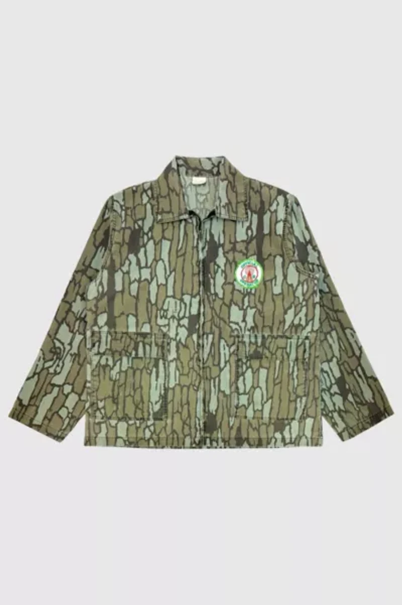 Vintage 1990's Trebark Patched Camo Jacket