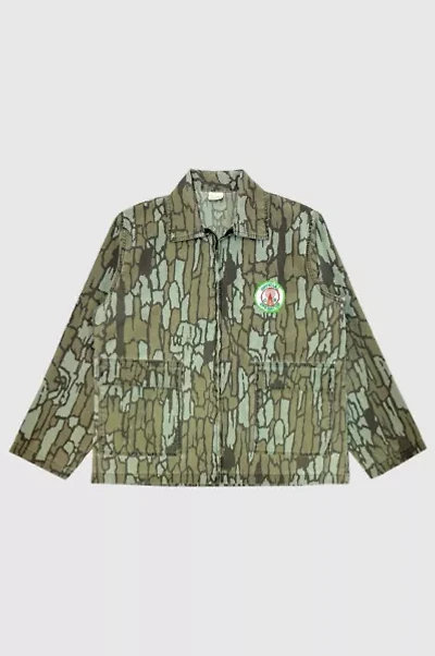 Vintage 1990's Trebark Patched Camo Jacket