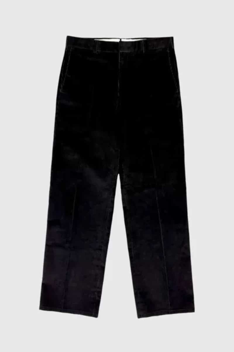 Vintage 1990's J Crew Oarman Black Corduroy Trousers