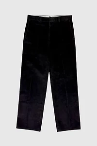 Vintage 1990's J Crew Oarman Black Corduroy Trousers