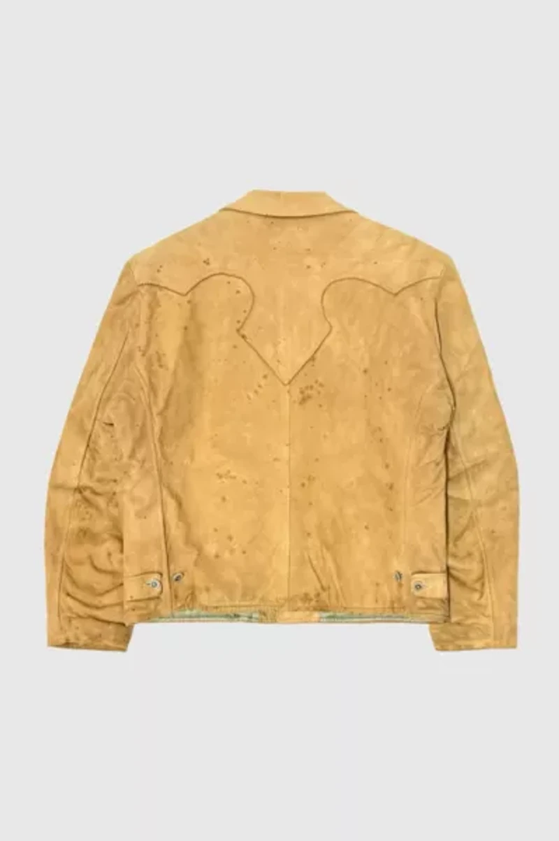 Vintage 1960's Brent Cropped Western Suede Jacket