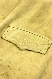 Vintage 1960's Brent Cropped Western Suede Jacket
