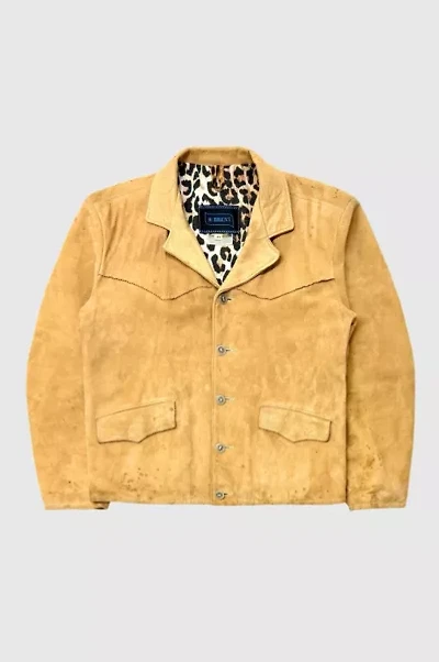 Vintage 1960's Brent Cropped Western Suede Jacket