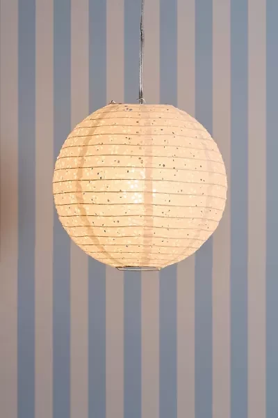 Lace Printed Round Paper Lantern Pendant Shade