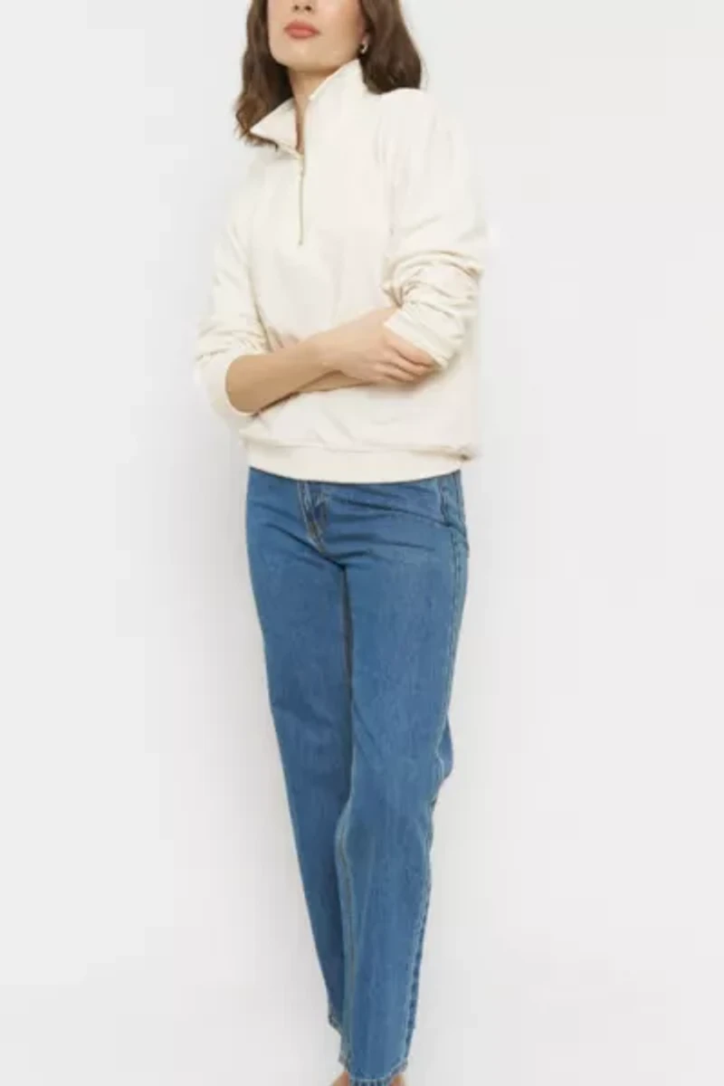 Whimsy + Row Diana Quarter Zip Pullover