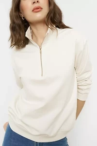 Whimsy + Row Diana Quarter Zip Pullover