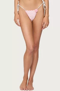 Edikted Azalea Crochet String Bikini Bottom