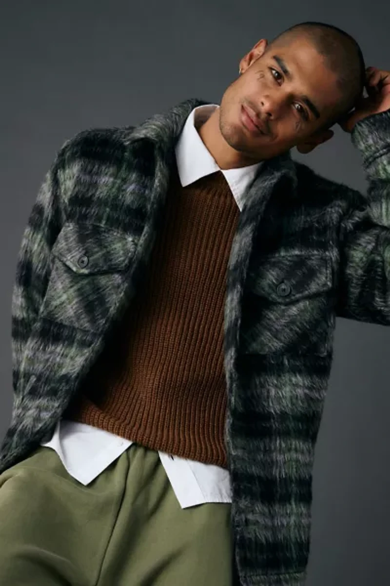 BDG Shaggy Shirt Jacket